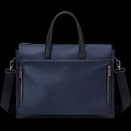 GOLF Briefcase Bag Nylon with Leather Handle Crossbody Shoulder Hand Bag Office Laptop Bags for Men 15 Inch Waterproof Handbags