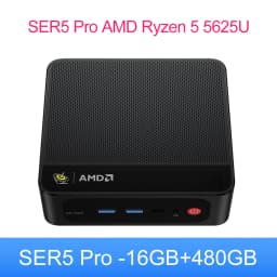 Beelink Mini PC SER5 Max AMD R7 7735HS Ryzen3 3200U R5 5500U 5625U 16G RAM 500G M.2 NVME SSD Type-C Gaming Mini Desktop Computer