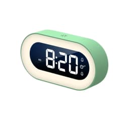 New Music LED Digital Alarm Clock Voice Control Night Light Design Desktop Clocks Home Table Decoration Children's Gifts