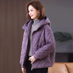 Women's Down Cotton Jacket 2026 Age-reducing Hooded Ladies Winter Parka Coat Comfortable Middle-aged Mother Female Outerwear