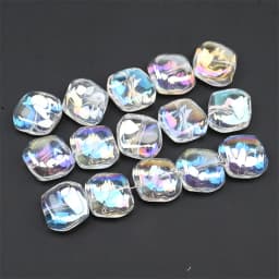 12mm 20pcs Austria Crystal Beads Irregular Smooth Glass beads Beads for Jewelry Bracelet Making DIY Crafts Gifts