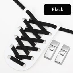 New No Tie Shoe Laces Press Lock Shoelaces Without Ties Elastic Laces Sneaker Kids Adult Widened Flat Shoelace for Shoes