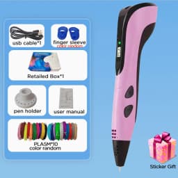 New 3D Pen 3D Printing Pen for Children 1.75mm PLA Filament DIY Drawing Birthday Christmas Gifts for Kids