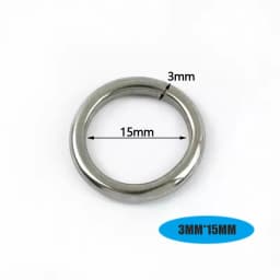 2/5Pcs 15-50mm Stainless Steel O D Ring Buckles Handbag Strap Connector Rings Leather Craft Clasp Carabiner Belt Hook Bag Parts