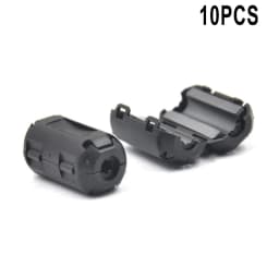 10Pcs TDK Ferrite Core Choke Clip Noise Suppressor Filter Ring Cable Clamp RFI EMI For Audio/Video Cables Power Cord