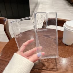 Transparent Case For Samsung Galaxy S22 S23 S21 Ultra S20 FE S26 Plus A55 A16 A36 S25 A56 A26 A52 A54 A57 5G S24 Silicone Cover