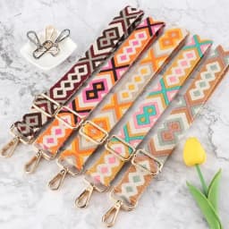 New Ladies Messenger Bag Shoulder Strap Ethnic Style Bag Strap One Shoulder Adjustable Shoulder Strap Accessories Bag Strap
