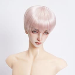 New 1/6 1/4 1/3 Doll's Wig for 30/45/60cm Bjd Doll Soft Silk Short Hair Girl Toys Dress Up Play House Doll Accessories, No Doll