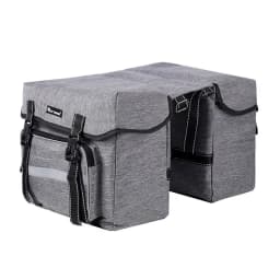 WEST BIKING Bicycle Rear Seat Bag 25L Large Capacity Outdoor Luggage Carrier Bags Cycling MTB Road Bike Trunk Double Pannier Bag