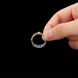 8 Sizes Silicone Invisible Clear Ring Sizer Anti-Loss Proof Invisible Ring Holder Retainer Shrinker for Large Rings