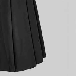 Elegant Solid Color Pleated A-Line Long Skirt, Vintage Style, Flowy Swing Hem, Ideal for Party & Daily Wear