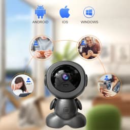 Home Surveillance Camera 4K IP Camera WiFi Security Camera Smart Home Auto Tracking CCTV Wireless Security Baby Monitor Camera