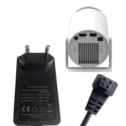 DITONG Projector Power Cord 1m/3m Power Adapter 36V Suitable for Magcubic HY300pro Pro+ Projector Accessories UK US EU AU