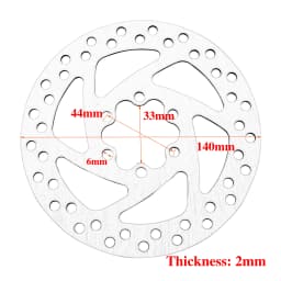 Electric scooter Mechanical Disc Brake Front & Rear Disc Rotor Brake 1 Pair right side universal for 8/10 inch electric scooter