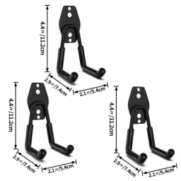 Heavy Duty Metal Hook Garage Organizer Wall Mount Anti-slip Bicycle Hanger Hooks Storage Hook For Ladders Garden Tool