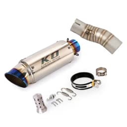 51MM For CFMOTO 450SR 450NK 2022-2025 Motorcycle Exhaust Tips Mid Link Pipe Stainless Steel Muffler Slip On DB Killer