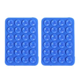 2Pcs Double Side Silicone Suction Pad For Mobile Phone Fixture Suction Cup Backed Adhesive Sucker Fixed Pad