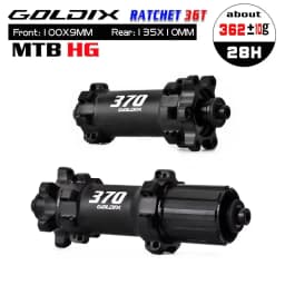 GOLDIX M370 Bicycle Hub 6-Bolt Disc Brake 28Hole Straight Pull Spoke Sealed Bearing 36T Ratchet HG/XD/MS Hub Type Standard/BOOST