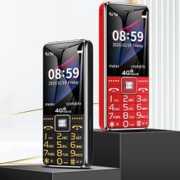 Low Price Unlocked Senior Large Push-Button Phone For Elderly SOS Key Speed Dial Portable Tow Sim Loud Voice Strong Torch Cheap