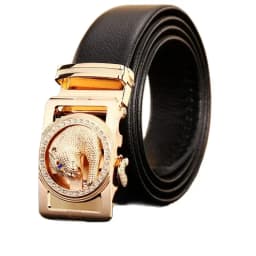 2020 new designer belts men high quality luxury fiber leather big size 140 cm 150 160 automatic buckle wolf 170 180 plus brown