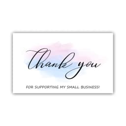 10-30pcs Thank You Cards With Flower Design For Small Business Exquisite Appreciation Card Gift Decoration Cards 9x5.4 CM