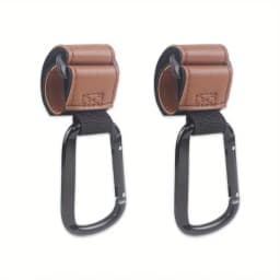 Universal Stroller Hooks Clip Heavy Duty Hanging Organizer for Diaper Bags Uses for Prams Shopping Carts Car Seats Baby Carriers