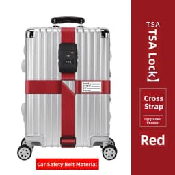 Travel Luggage Strap Cross Safety Fixation Baggage Tie down Cargo Bag Protection Buckle Rope Strengthening Band Accessories