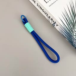 Cute Candy Colors Woven Phone Chain Cellphone Short Strap Phone Wrist Straps Hanging Rope Anti-lost Lanyard Chain Accessories