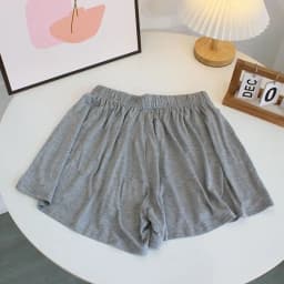 High Waist Thin Modal orts Women's Summer Loose Fit Home Wide Leg Pants Casual Skirt Pants Comfortable Elastic Waist