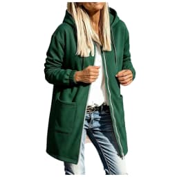 Long Zip Up Hoodie Women Fall Casual Oversized Hooded Sweatshirts Be Still Hoodies for Women