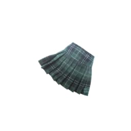 Clothes for Doll Fits Blyth Azone OB22 OB24 Doll Fashion Woolen Jacket Plaid Top Blue, Green, Black, Gray