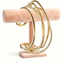 2026 New 925 Silver Classic Gold Multi Loop Twisted Logo Women's Open Bracelet Display Tool DIY Exquisite Charm Jewelry