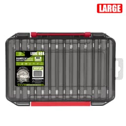 SAMOLLA Double-Sided Compact Tackle Box - Streamline Fishing with Durable, Versatile Organizer for Lures, Hooks, Baits