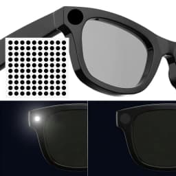 100-500pcs Light Blocking Sheet Stickers for Ray-Ban Meta Smart Glasses LED Cover Blackout Patch 5mm Self Adhesive Shading Dots