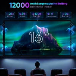【World Premiere】Global Version 16 inch Android 14 Tablet Helio G99 Octa-Core 12000mAh 1920x1200 IPS Screen WiFi Play Store