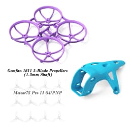 BETAFPV Meteor75 Pro II Canopy II for O4 Air Unit and Brushless Whoop Frame, Gemfan 1811 3-Blade Propellers Parts and Spares