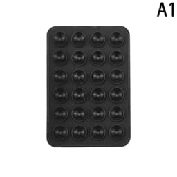 Transparent Backed Silicone Suction Pad For Phone Fixture Suction Cup Backed Adhesive Silicone Rubber Sucker Pad For Fixed Pad