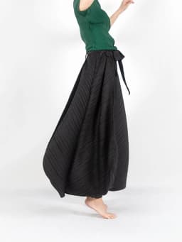 Miyake Pleats Harem Pants With Belt Original Designer High Waist Wide Leg Loose Casual Elegant Big Trousers Aesthetic Clothes