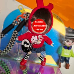 ob11 clothes obitsu 11 clothing Doll Mini Cute Dress Suit Set BJD Clothes for 1/12 Dolls Kids Handmade DIY Gift Toy Accessories
