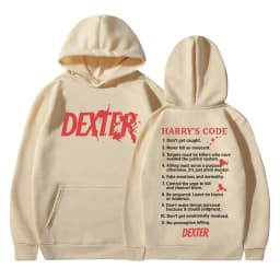 TV Play Dexter Morgan Harry's Code Hoodies Men's Women Casual Oversized Sweatshirts Fashion Vintage Hooded Pullovers Streetwear