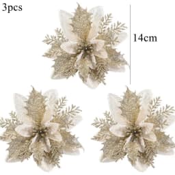 1Pack Fake Christmas Tree Pine Branches Xmas Berries For Christmas Tree DIY Wreath Decorations Noel Table Ornaments Kids Gifts