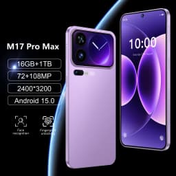 Hot  M17 Pro Max  Global Edition Smartphone 7.3" Display, 7800Ah Battery, Dual SIM Supported.with Googl
