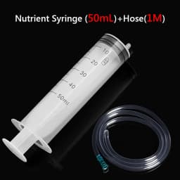 Large Capacity 50 100 150 200 250 350 550ml Syringe Plastic Pump Reusable Nutrient Measuring Syringe With 100cm Hose