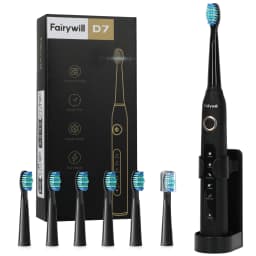 Fairywill Electric Sonic Toothbrush USB Charge FW-507 Rechargeable Waterproof Electronic Tooth Brushes Replacement Heads Adult