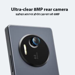 Qin f25,מקלדת עברית,Google Support,אנדרואיד 14, 6GB+128GB, סים כפול, Wi-Fi, בלוטות'