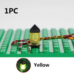 1PC DIY 1x4 Building Block Lamp Street Light Electric Decorate 1X1 LED Brick USB City Lighting