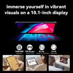 KOOMDIGI W30PRO 10.1 Inch Android 16 Tablet 12GB RAM (4GB+8GB Expand) 128GB ROM 1280×800 IPS 5MP+13MP Dual Camera 5000mAh Tablet PC