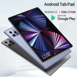 10.1 Inch Android Tablet 4G /5G LTE Phone Call Octa Core 8GB+512GB ROM Bluetooth Wi-Fi Google High Definition Display Tablet PC
