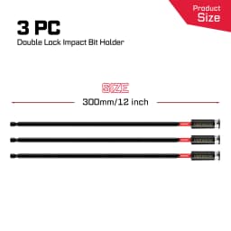 Geinxurn Impact Magnetic Screwdriver Bit , Extension Socket Drill Bit Holder S2 Steel Hex Shank Quick-Change Drill Bit Guide