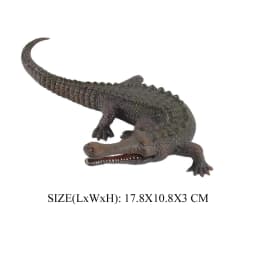 Realistic Plastic Alligator Sarcosuchus Boar Croc Crocodile Wild Animal Model Toy Figurines Party Favors Cake Toppers For Kids